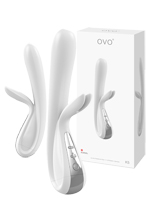 OVO K5 Rabbit Vibrator - Wei/Chrome