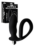 GK Power - Cockring with Ass-gasm Black
