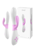 OVO K2 Rabbit Vibrator - white/pink